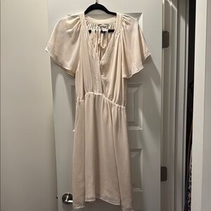 H&M Cream Midi Dress
